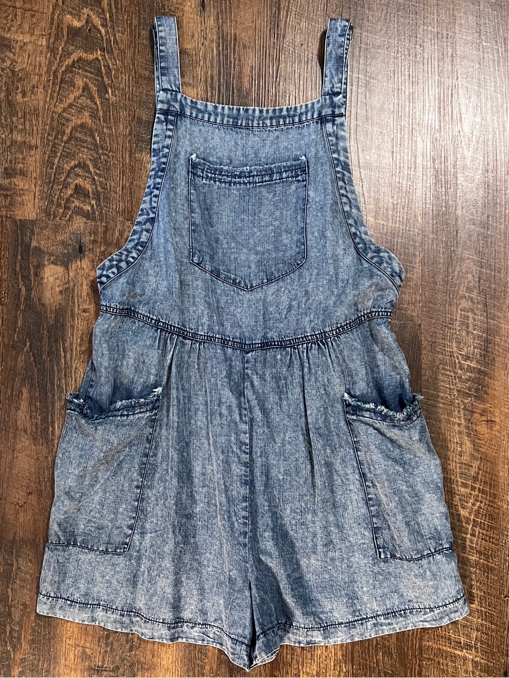 Chambray Shortalls